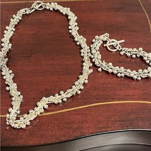 Pandora necklace and matching bracelet